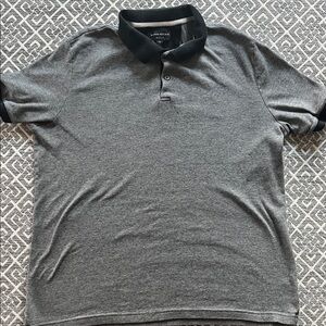Banana Republic Factory Charcoal Polo with Black Accents - XLT, fits like LARGE
